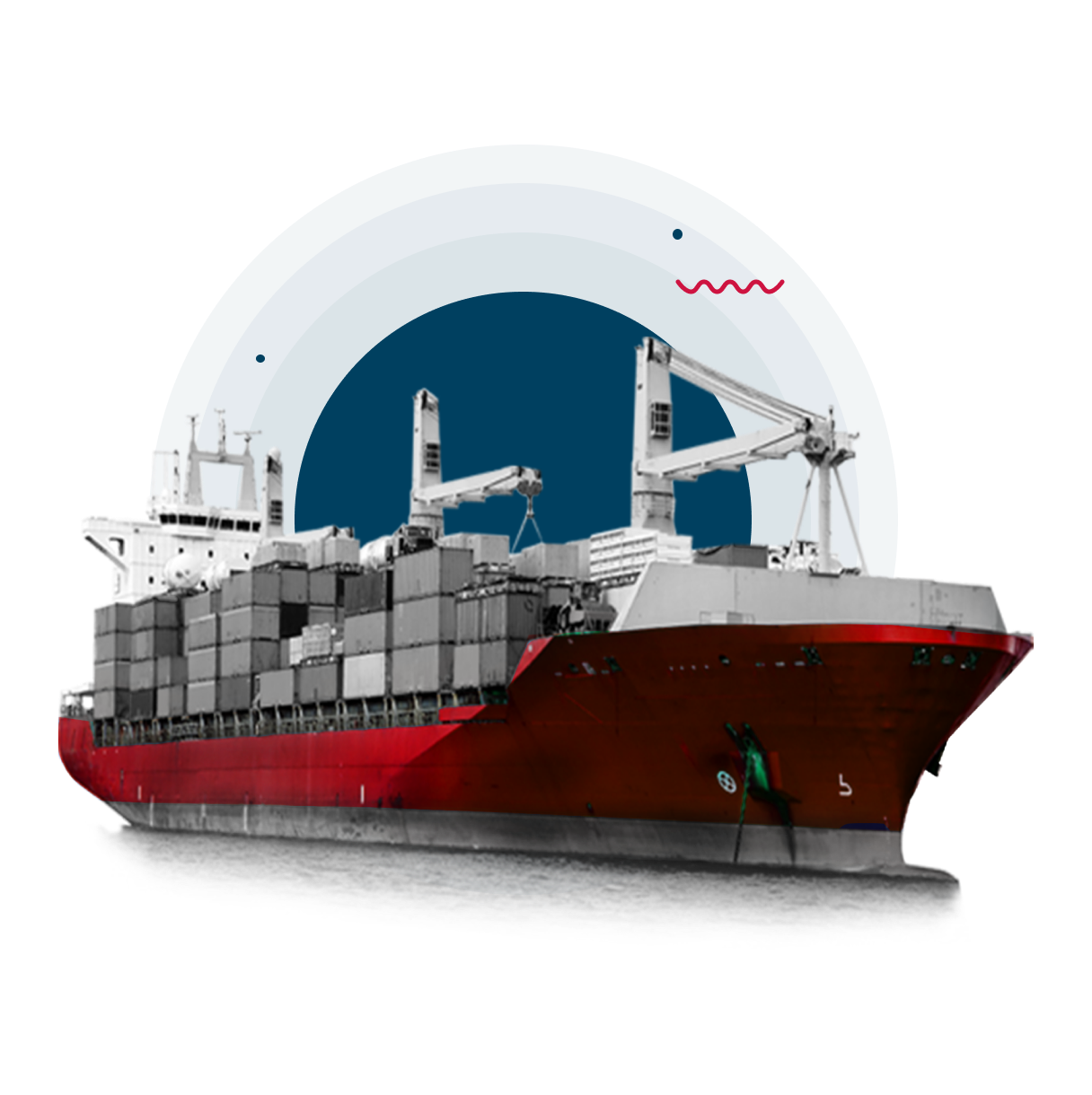 Representation of shipping lines